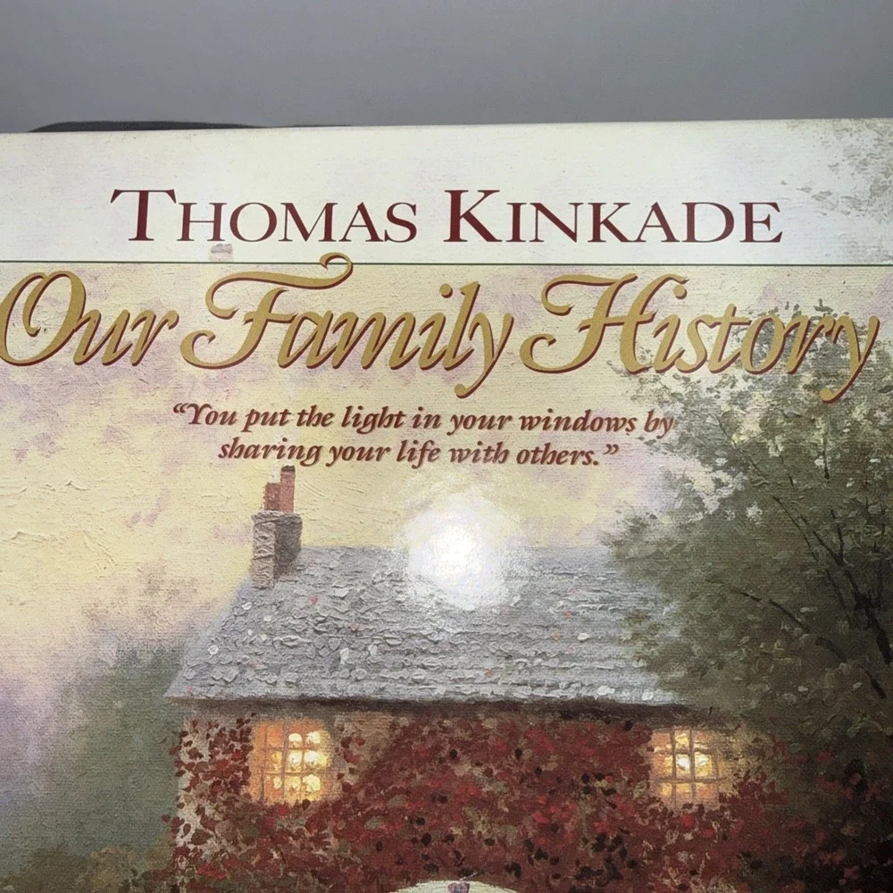 Vntg Our Family History by Thomas Kinkade Keepsake Book New in Box 1998